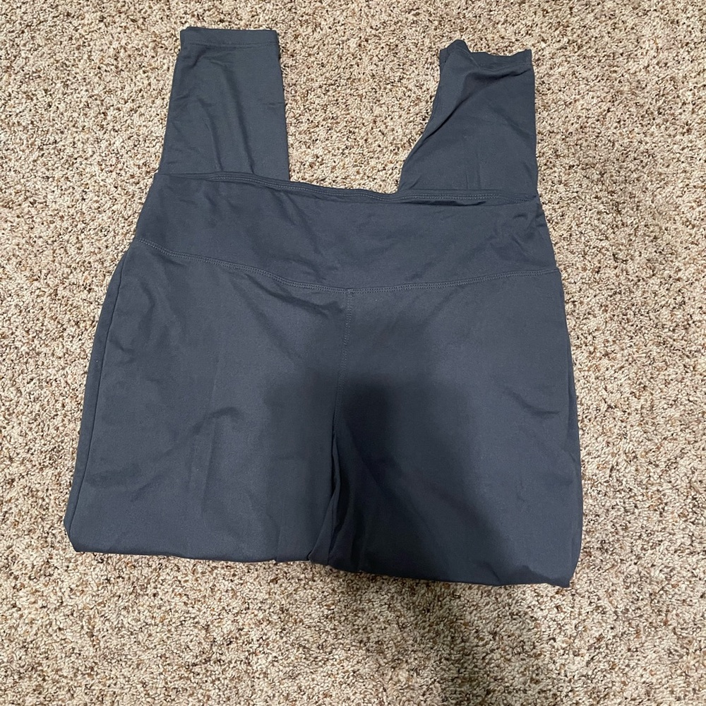Gray plus size leggings